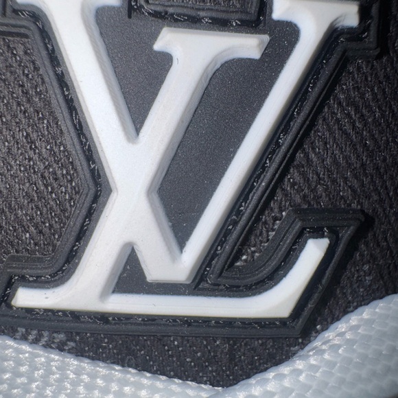 Louis Vuitton Monogram Black and White Sneakers - Picture 3 of 7